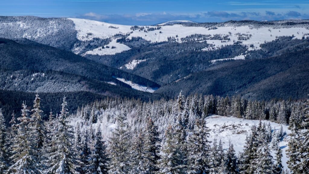 bergen winter Roemenië