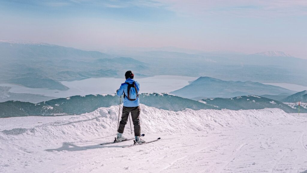 skiën griekenland uitzicht